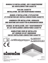 Kampmann Chilled water cassettes, article 325061* Installationsanleitung