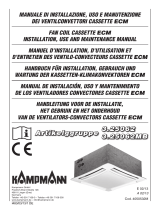 Kampmann Chilled water cassettes, article 325062* Installationsanleitung