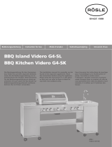 RÖSLE Gas grill BBQ-Island VIDERO G4-SL Vario+ Benutzerhandbuch