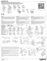 Schneider Electric XCSPA... / XCSTA... Plastic safety interlock switch Bedienungsanleitung