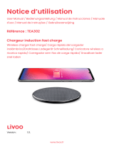 Livoo TEA302 Wireless Charger Benutzerhandbuch