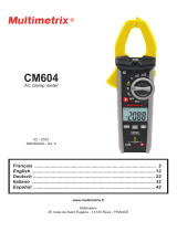 Multimetrix CM604 AC CLAMP METER Benutzerhandbuch