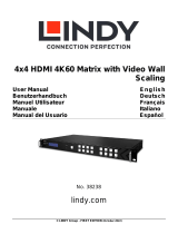 Lindy 4x4 HDMI 4K60 Matrix Benutzerhandbuch