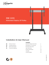 VOGELS RISE 3205 Motorized Display Lift Trolley basic 50 mm/s (black, US) Mounting Instruction