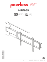 PEERLESS-AV HPF665 Installationsanleitung