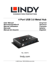 Lindy 4 Port USB 3.0 Metal Hub Benutzerhandbuch