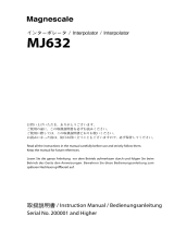 Magnescale MJ632* Bedienungsanleitung