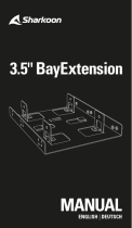 Sharkoon 3.5" BayExtension Bedienungsanleitung