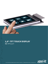Joy-it 1.8" TFT touch display Benutzerhandbuch