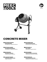 Meec tools 024341 Concrete Mixer Bedienungsanleitung