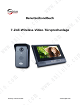 Anjielo Smart DE-7 inch wireless video doorbell manual Bedienungsanleitung