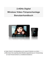 Anjielo Smart DE-7 inch wireless video intercom manual Bedienungsanleitung