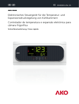 AKO AKO-16526 Temperature and electronic expansion controller for cold room store Schnellstartanleitung