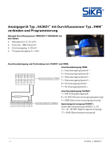 Sika Durchflussanzeigen VA3K01 mit VMM Bedienungsanleitung