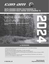 Can-Am Outlander and Outlander MAX T Category Series (G2) Bedienungsanleitung