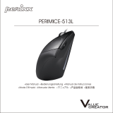 Perixx PERIMICE-513L Wired Left Handed Ergonomic Vertical Mouse Benutzerhandbuch