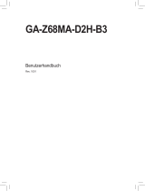 Gigabyte GA-Z68MA-D2H-B3 Bedienungsanleitung