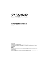 Gigabyte GV-RX30128D Bedienungsanleitung