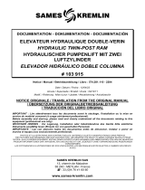 Sames Hydraulic twin-post ram Benutzerhandbuch