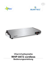 Suntec Wellness HOT PLATE WHP-8472 CORDLESS Bedienungsanleitung