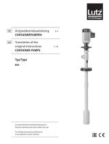 Lutz Pump tube vertical Container pump B50 Bedienungsanleitung