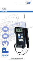 Dostmann Professional digital thermometer with penetration probe P300 Benutzerhandbuch