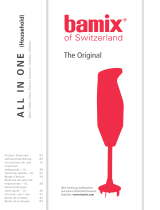 Bamix DELUXE 180W BLACK Benutzerhandbuch