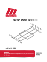 Motomaster Rooftop Basket Extension Bedienungsanleitung