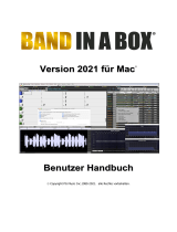 PG Music Band-in-a-Box 2021 for Mac Benutzerhandbuch
