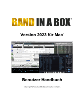 PG Music Band-in-a-Box 2023 for Mac Benutzerhandbuch