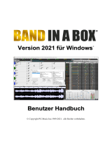 PG Music Band-in-a-Box 2021 for Windows Benutzerhandbuch