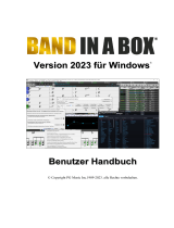 PG Music Band-in-a-Box 2023 for Windows Benutzerhandbuch