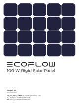 EcoFlow 100W Rigid Solar Panel Benutzerhandbuch
