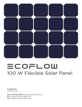 EcoFlow 100W Flexible Solar Panel Benutzerhandbuch