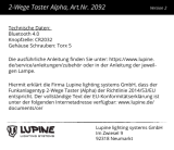 Lupine 2-Wege-Taster Alpha Benutzerhandbuch