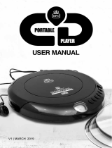 GPO Retro Personal CD Player Benutzerhandbuch