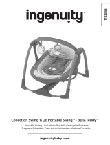 ingenuity Boutique Collection Swing 'n Go Portable Swing - Bella Teddy Bedienungsanleitung