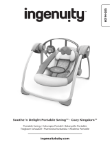 ingenuity Soothe 'n Delight Portable Swing - Cozy Kingdom Bedienungsanleitung