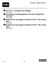 Toro E-Z Vac Complete Twin Bagger, TimeCutter HD Riding Mower Benutzerhandbuch