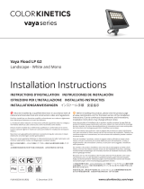 Color Kinetics Vaya Flood LP G2, White Install Instructions