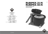 Rubi RUBIMIX-50-N 120V-60Hz mortar mixer Bedienungsanleitung