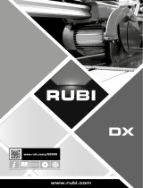 Rubi DX-250 1400 Laser&Level 110V-50Hz tile saw Bedienungsanleitung