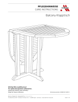 deVRIES Balcony Klapptisch Assembly Instructions