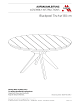 deVRIES Blackpool Tisch Assembly Instructions