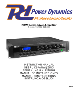 Power Dynamics PDW500MP3 Bedienungsanleitung