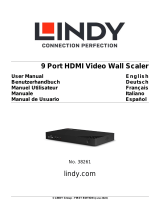 Lindy 9 Port HDMI Video Wall Scaler Benutzerhandbuch