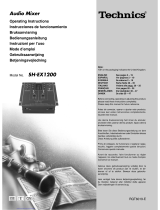Panasonic TECHNICS SH-EX1200 Bedienungsanleitung