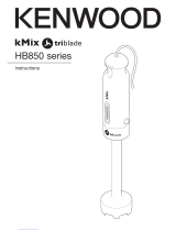 Kenwood HB850 series Bedienungsanleitung