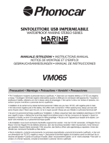 Phonocar WATERPROOF MARINE STEREO SERIES Benutzerhandbuch