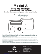 World Dryer XA54 Benutzerhandbuch